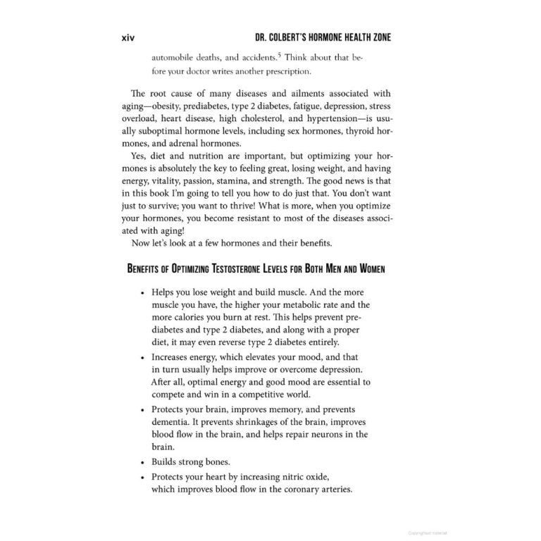 Dr. Colbert's Hormone Health Zone Book