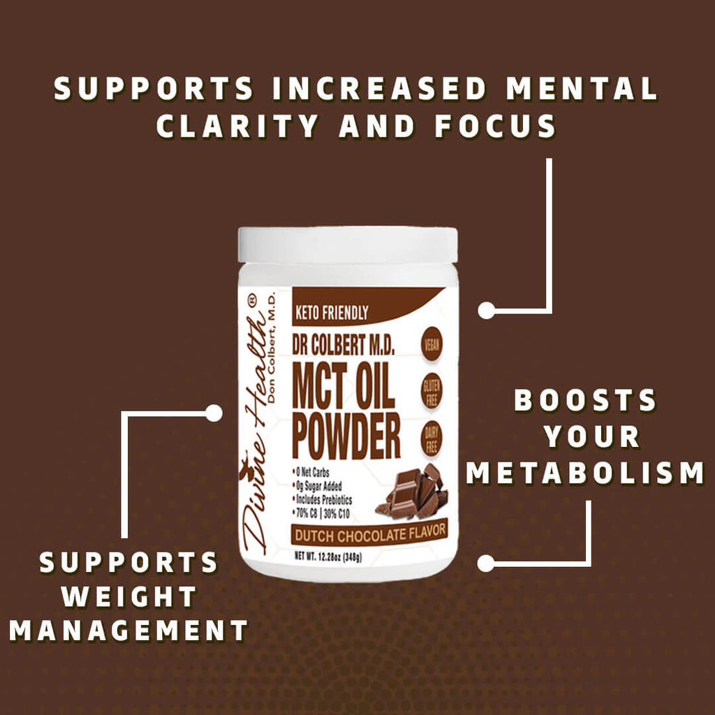 Keto Zone® MCT Oil Powder (Dutch Chocolate Flavor) (30 Day Supply)