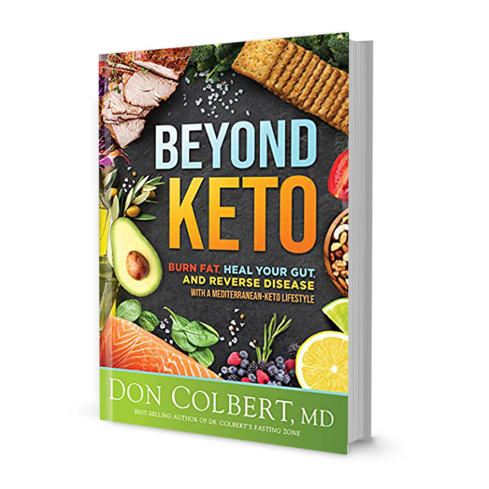 Dr. Colbert's Beyond Keto Book: Burn Fat and Heal Your Gut With a Mediterranean-Keto Lifestyle (Hardcover)