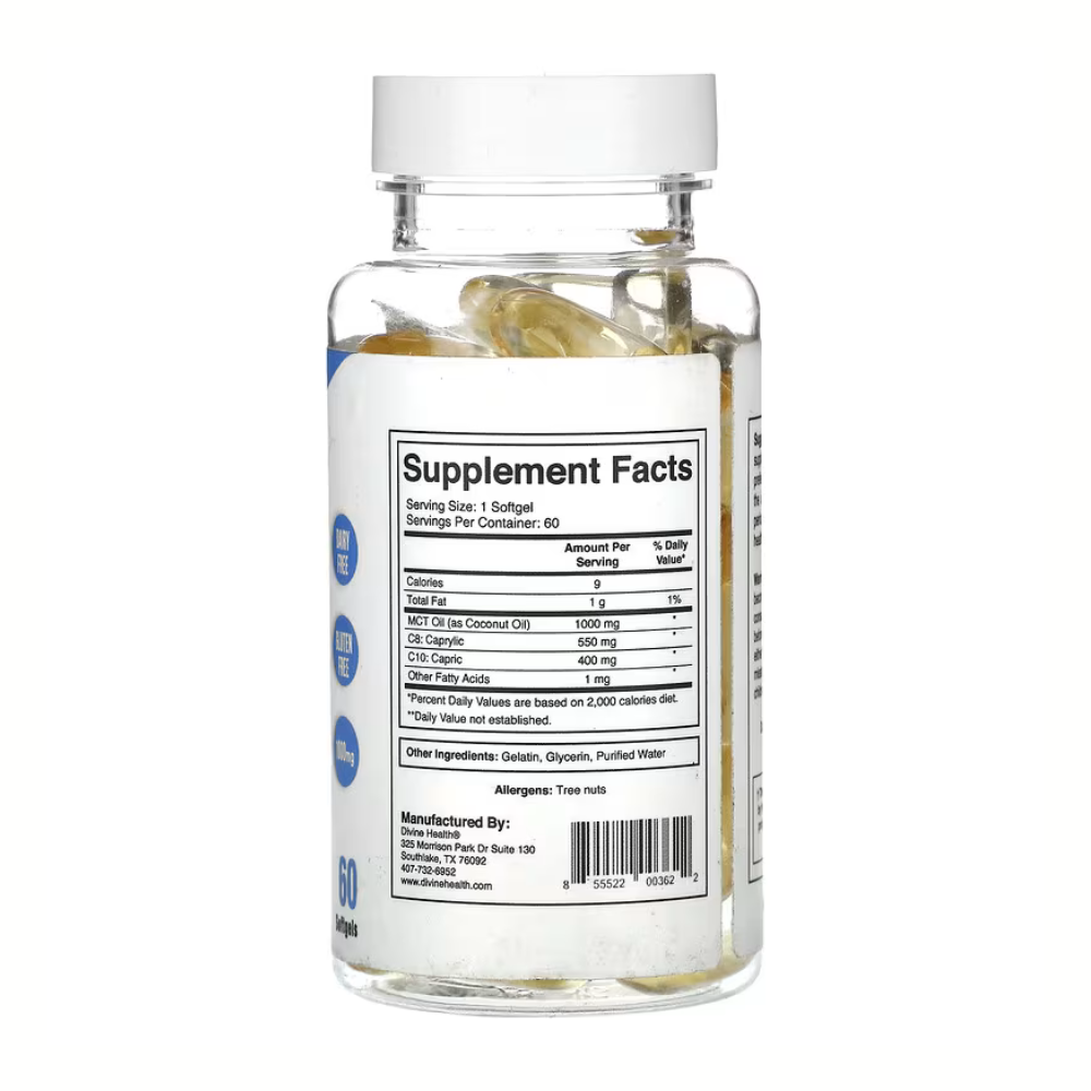 Keto Zone® MCT Oil Softgels